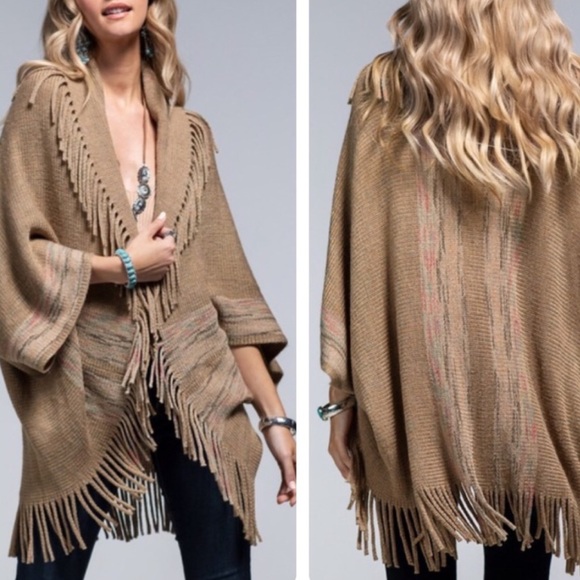 Ruggine Boho Cardigan with Fringe - Picture 5 of 8